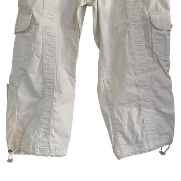 Style & Co White Cargo Capri Womens Pants Size 4P - Picture 4 of 11